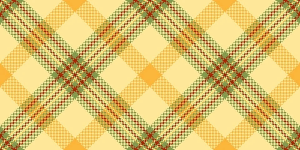 Uniform textile pattern seamless, drapery texture tartan check. Line vector.. Stockillustratie