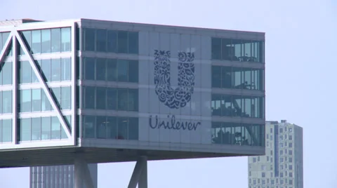 Unilever headquarters - Rotterdam Stock Footage