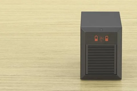 Uninterruptible power supply for computer Stock Illustration