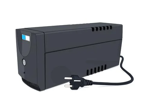 Uninterruptible power supply Illustrazione stock