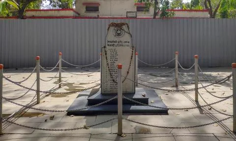 Union Carbide Disaster India Memorial - Bhopal Railway Station Stock Photos