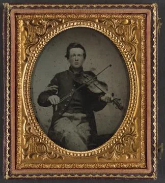 Union Corporal with Viola Foto stock