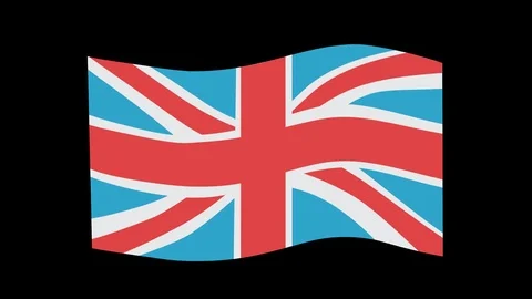 Union Flag against Alpha 스톡 동영상 111573863