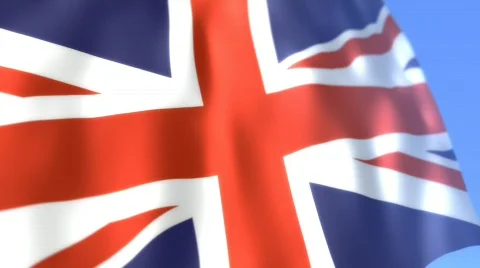 UNION FLAG H264 Video stock 662543