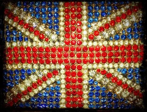 Union Jack Bling Stock Photos