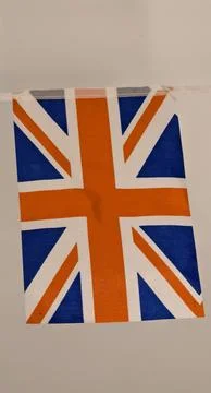Union Jack bunting flag 写真素材