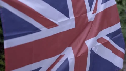 Union Jack Bunting Flags 스톡 동영상 236476012
