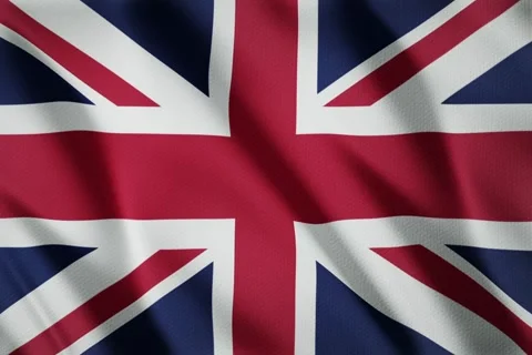 The Union Jack Flag Stock Footage 313649362