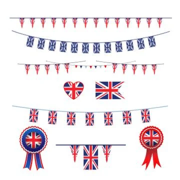 Union Jack flag Stock Illustration