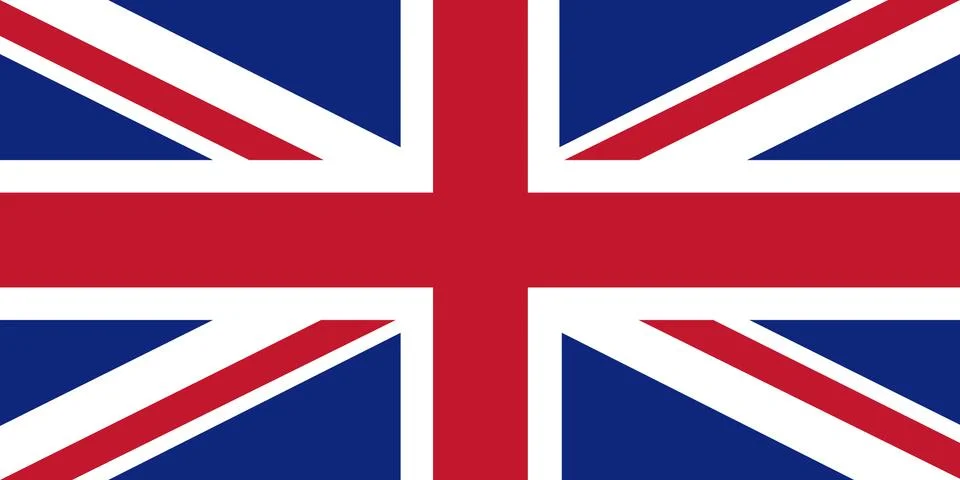 Union Jack flag Stock Illustration