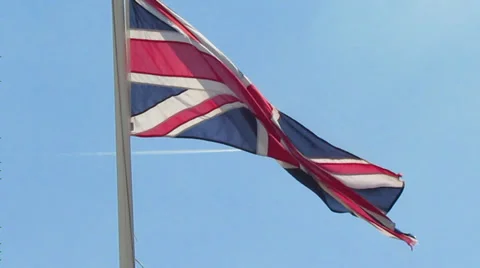 Union Jack Stock Footage 32179312