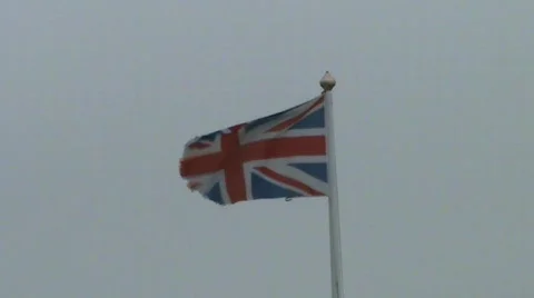 Union Jack midshot Video stock 397714