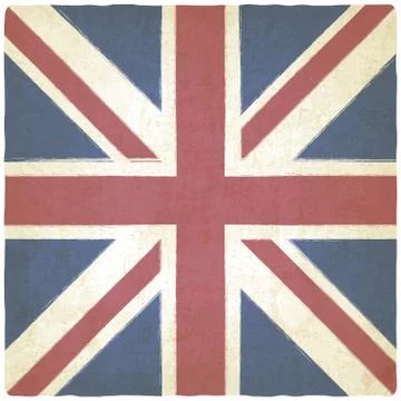 Union Jack old background Stock Illustration