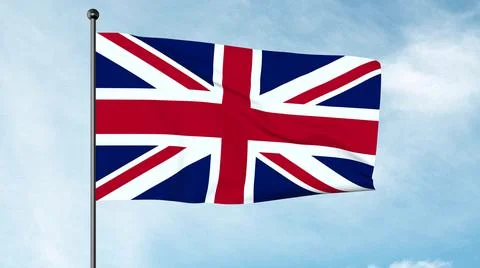 The Union Jack, or Union Flag, is the national flag of the United Kingdom. Stock Illustration