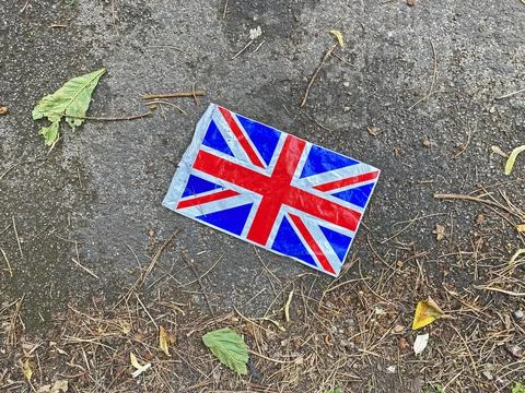 Union Jack Plastic Bag Stock Photos
