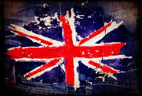 Union Jack Rock Stock Photos