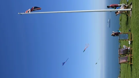 Union Jack vertical video Stock Footage 89622796
