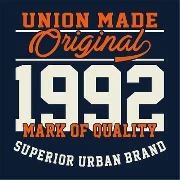 Union made original Stock Illustration