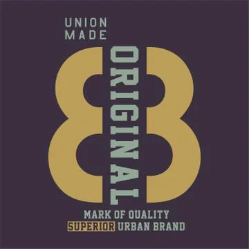 UNION MADE ORIGINAL Stock Illustration
