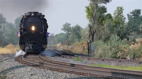 Union Pacific 4014 Big Boy Steam Locomotive 库存影片 281035802
