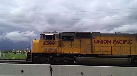 Union Pacific train Stock Footage 44557482