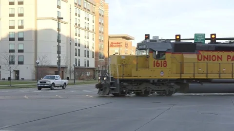 Union Pacific Train 스톡 동영상 84075643