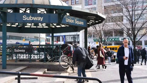 Union Square Stock Footage 111723675