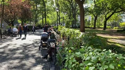 Union Square Park - A Stock Footage 130280197