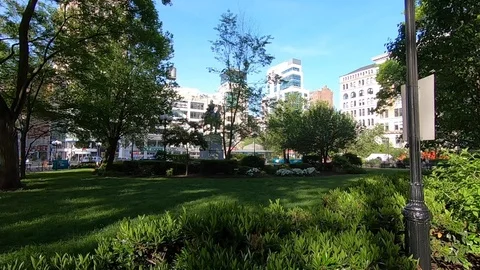 Union Square Park in New York -1 Stock Footage 108458024