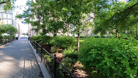 Union Square Park in New York -4 Stock Footage 108458042