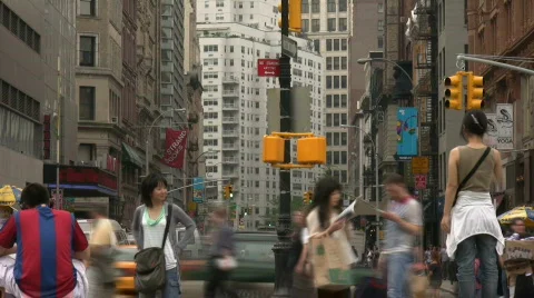 Union Square static timelapse full Video stock 467784