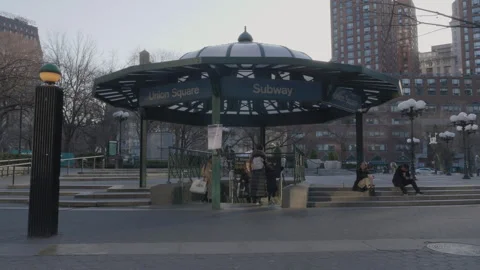 Union Square Subway Station Stock Footage 269281342