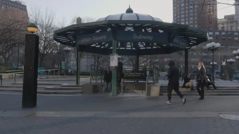 Union Square Subway Station Stock Footage 269281593