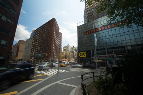 Union Square Time Lapse 4K Stock Footage 40386660