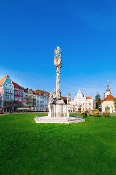 Union Square in Timisoara Stock Photos