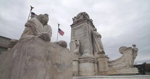 Union Station DC Statues - CU Stockbeeldmateriaal 126805353