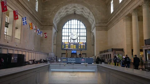 Union Station, Toronto, Canada. Stock Footage 88948590