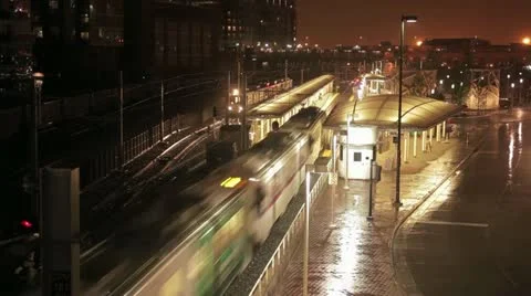 Union Station Train Stock Footage 22255716