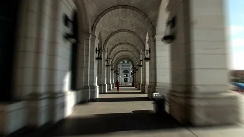 UNION STATION TUNNEL HYPERLAPSE Stockbeeldmateriaal 237184009