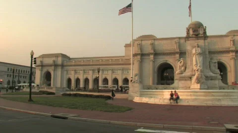 Union Station in Washington DC Stock Footage 281478