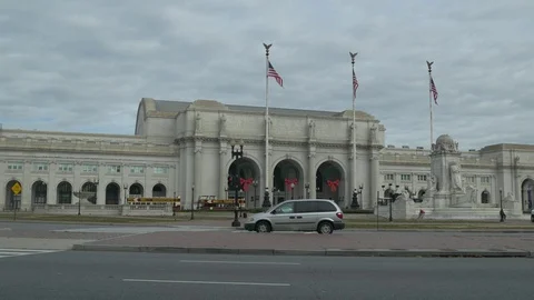 Union Station in Washington DC 스톡 동영상 71408749