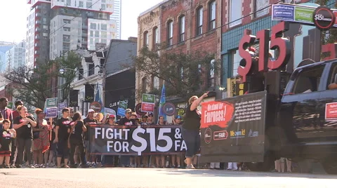 Union workers in labor movement Stock-Footage 67263146
