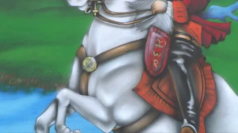 Unionist Mural Stock Footage 11516003