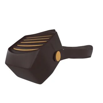Unique 3D rendering of a stylish kitchen utensil for grilling Stock Illustration