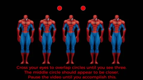 A unique 3D stereogram animation. Animat... | Stock Video | Pond5