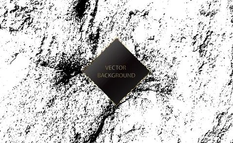 Unique abstract background black white random geometric stone Stock Illustration