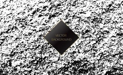 Unique abstract background black white random geometric splashes Stock Illustration