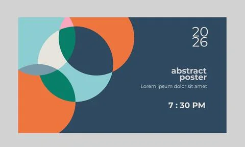 Unique Abstract Background with Dynamic Patterns Stock Illustration