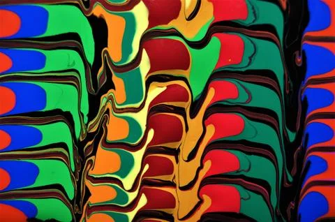 Unique abstract background. Fluttering mixed colors. Stock Illustration