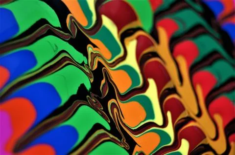Unique abstract background. Fluttering mixed colors. Stock Photos